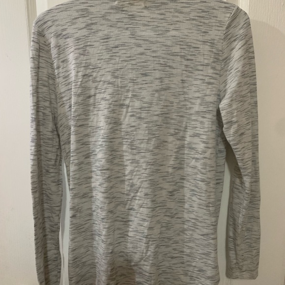Grey Wrap Sweater - Medium - Picture 3 of 3